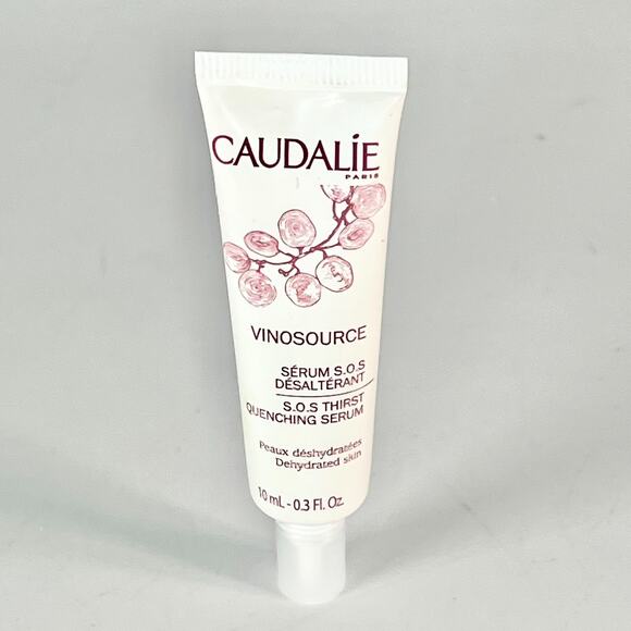Caudalie VinoSource S.O.S. Thirst Quenching Serum Hydrate Travel .33 oz 10ml New - Picture 1 of 6